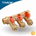 Corpo de válvula de bronze ajustado do forjamento múltiplo do calibre múltiplo do TMOK 2-valve para sistemas de água